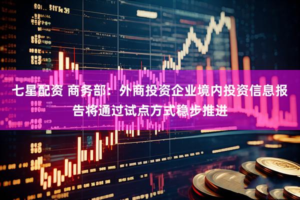 七星配资 商务部：外商投资企业境内投资信息报告将通过试点方式稳步推进