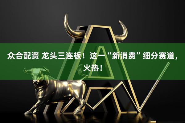 众合配资 龙头三连板！这一“新消费”细分赛道，火热！