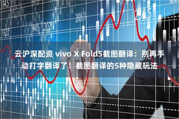 云沪深配资 vivo X Fold5截图翻译：别再手动打字翻译了！截图翻译的5种隐藏玩法